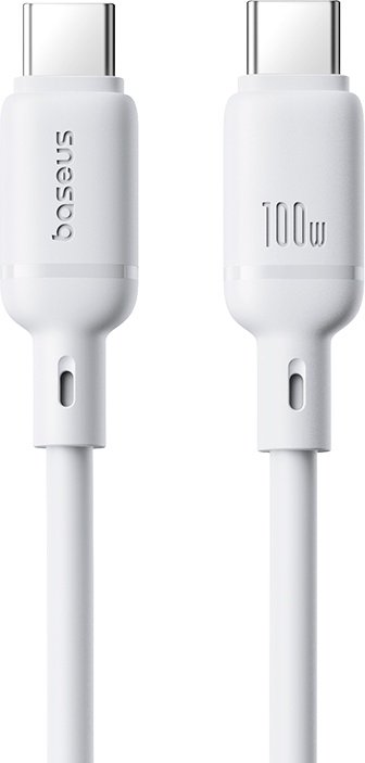 Кабель Baseus USB TypeC (M), 1 м, белый