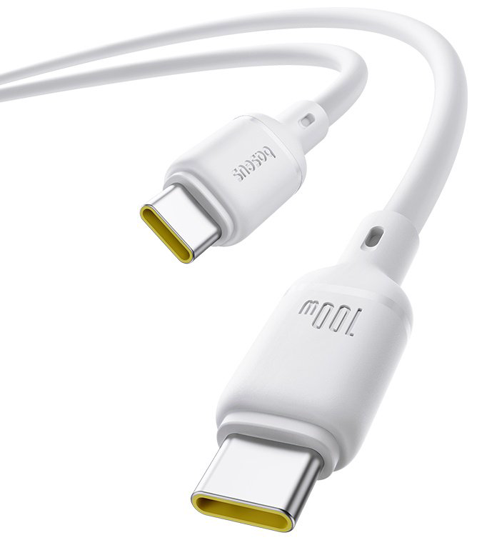 Кабель Baseus USB TypeC (M), 1 м, белый купить,NaN