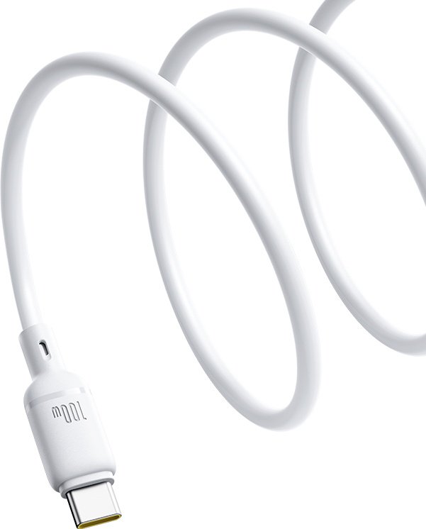 Кабель Baseus USB TypeC (M), 1 м, белый