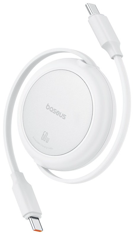 Кабель Baseus USB TypeC (M), 1 м, белый