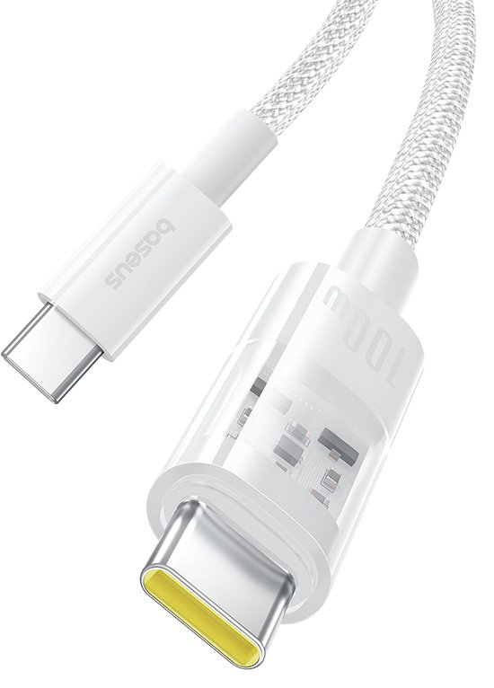 Кабель Baseus USB TypeC (M), 1 м, белый купить,NaN