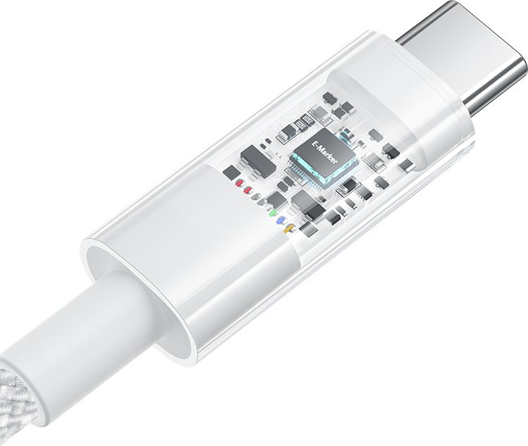 Кабель Baseus USB TypeC (M), 1 м, белый купить,NaN