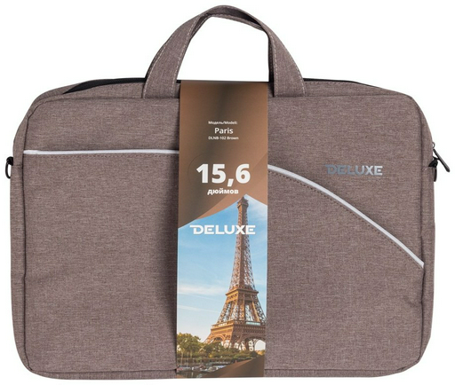 Сумка De Luxe Deluxe Paris до 15.6" коричневый