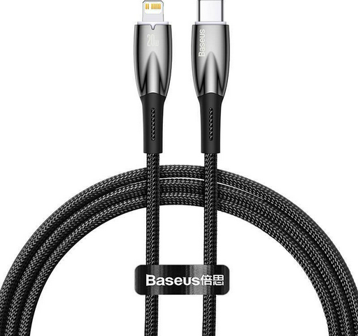 Кабель Baseus USB TypeC (M), Lightning, 2 м, черный