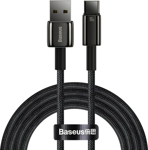 Кабель Baseus USB 3.0 (M), USB TypeC (M), 2 м, черный