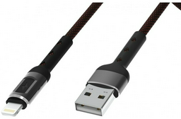 Кабель Ritmix Lightning, 1 м, черный