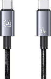 Кабель Usams USB TypeC (M), 1.2 м, черный