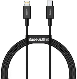 Кабель Baseus Lightning (M), 1 м, черный