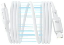 Кабель Baseus USB TypeC (M), 1 м, белый