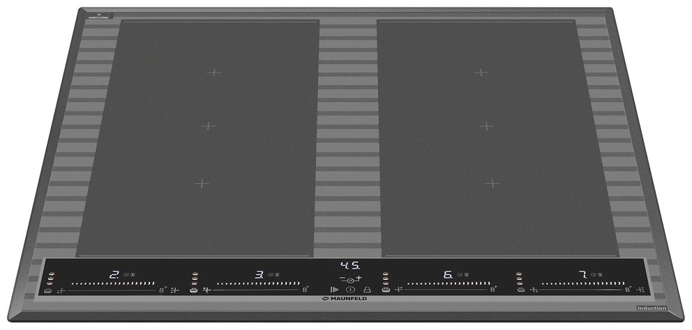 Варочная поверхность MAUNFELD CVI594SF2MDGR LUX Inverter серый купить,369811