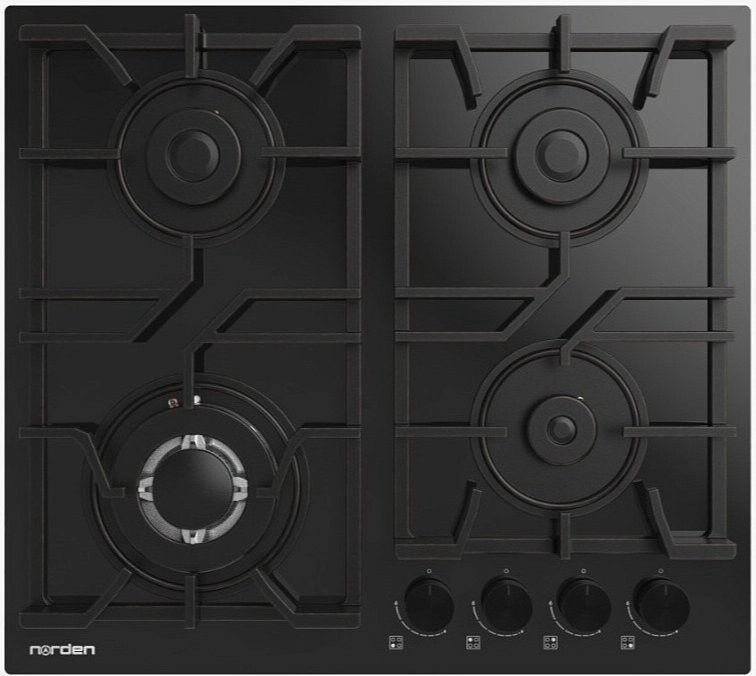 Варочная поверхность Norden AZTECH 6L3GT BLG FFD черный