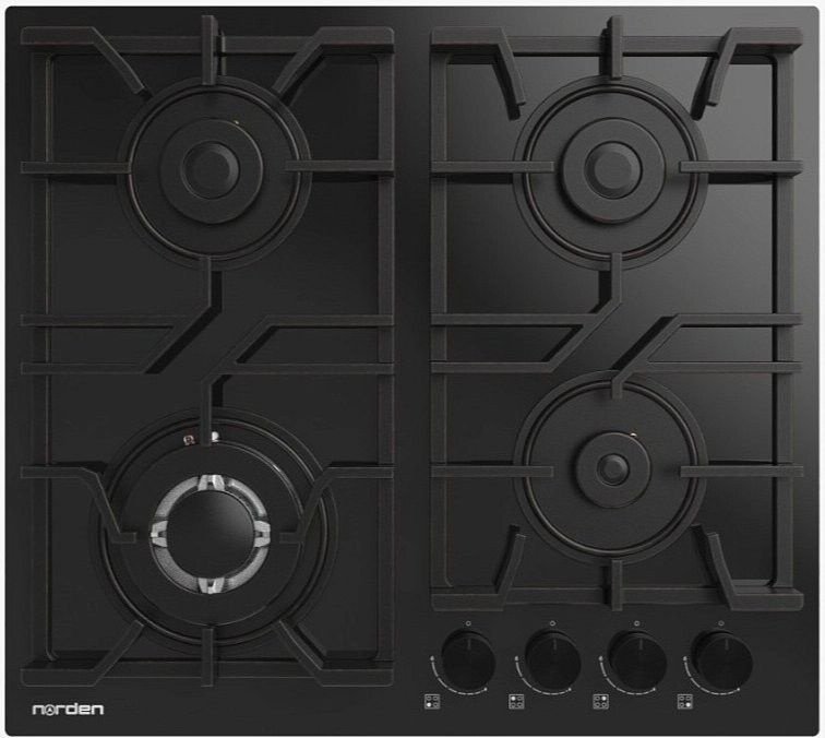 Варочная поверхность Norden AZTECH 6L3GT BLG FFD черный