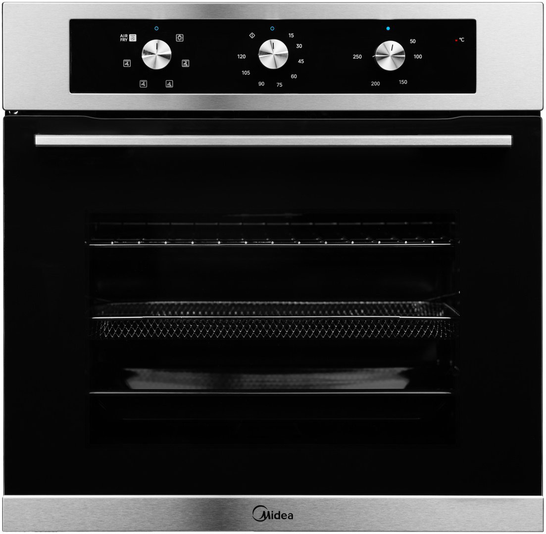 Духовой шкаф Midea MO12000 X черный, стальной купить,106566