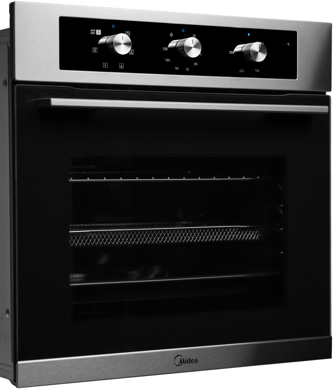Духовой шкаф Midea MO12000 X черный, стальной - ForteMarket Духовой шкаф Midea MO12000 X черный, стальной купить,0