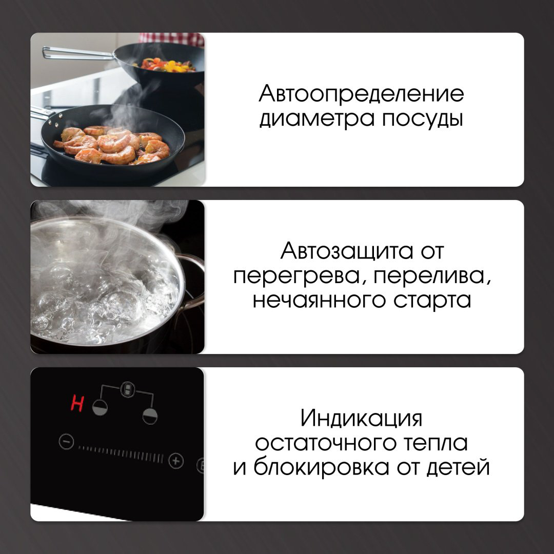 Варочная поверхность Zigmund &amp; Shtain CI 29.3 B черный купить,NaN