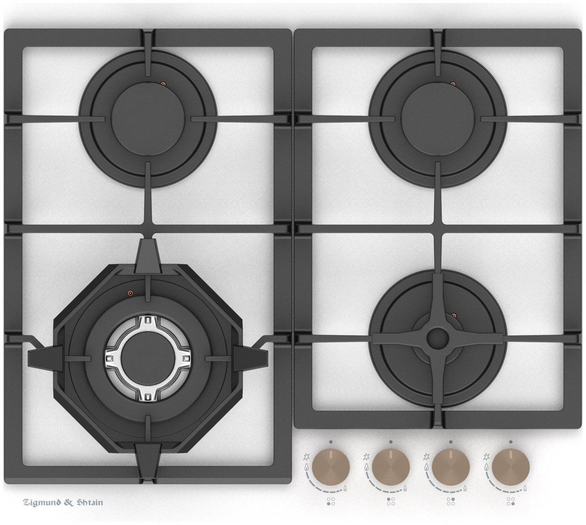 Варочная поверхность Zigmund &amp; Shtain M 26.6 W белый