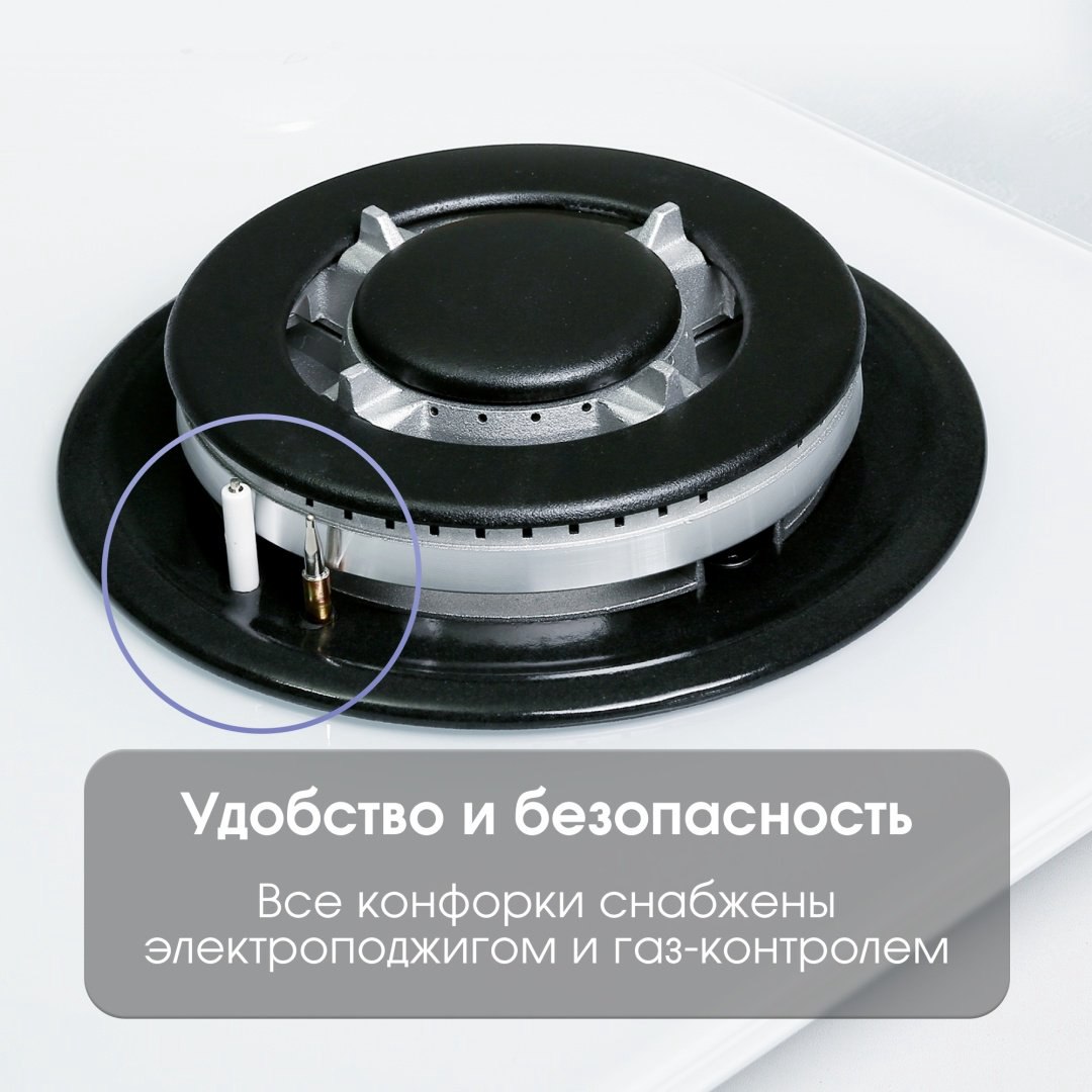 Варочная поверхность Zigmund &amp; Shtain M 26.6 W белый купить,NaN