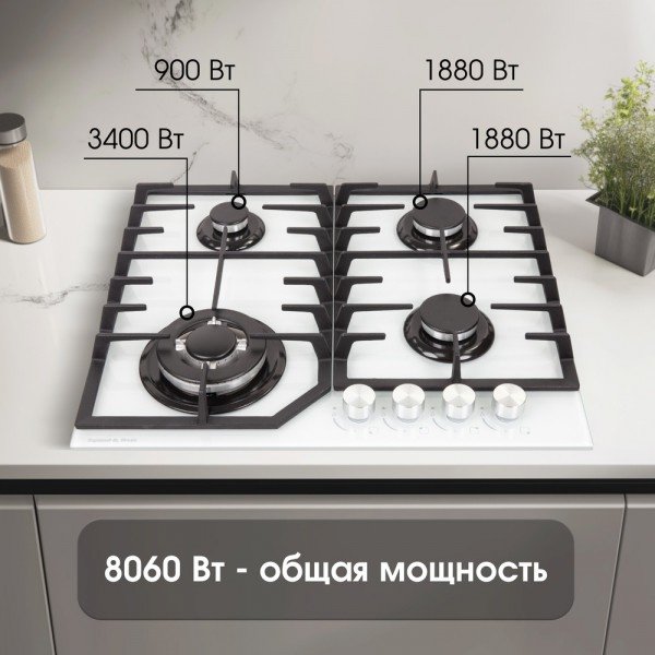 Варочная поверхность Zigmund &amp; Shtain M 32.6 W белый купить,0