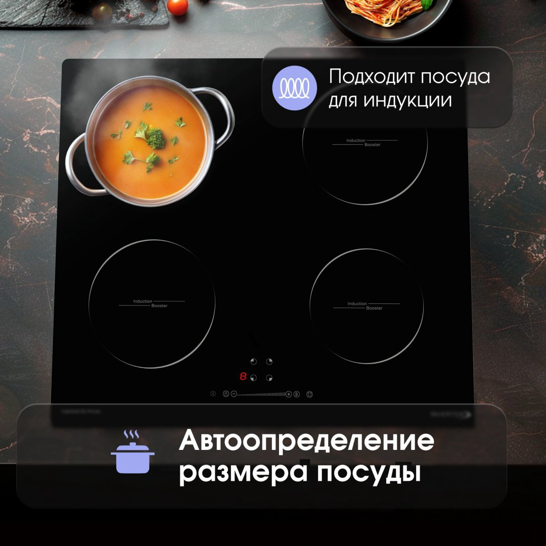 Варочная поверхность Zigmund &amp; Shtain CI 30.6 B черный купить,NaN
