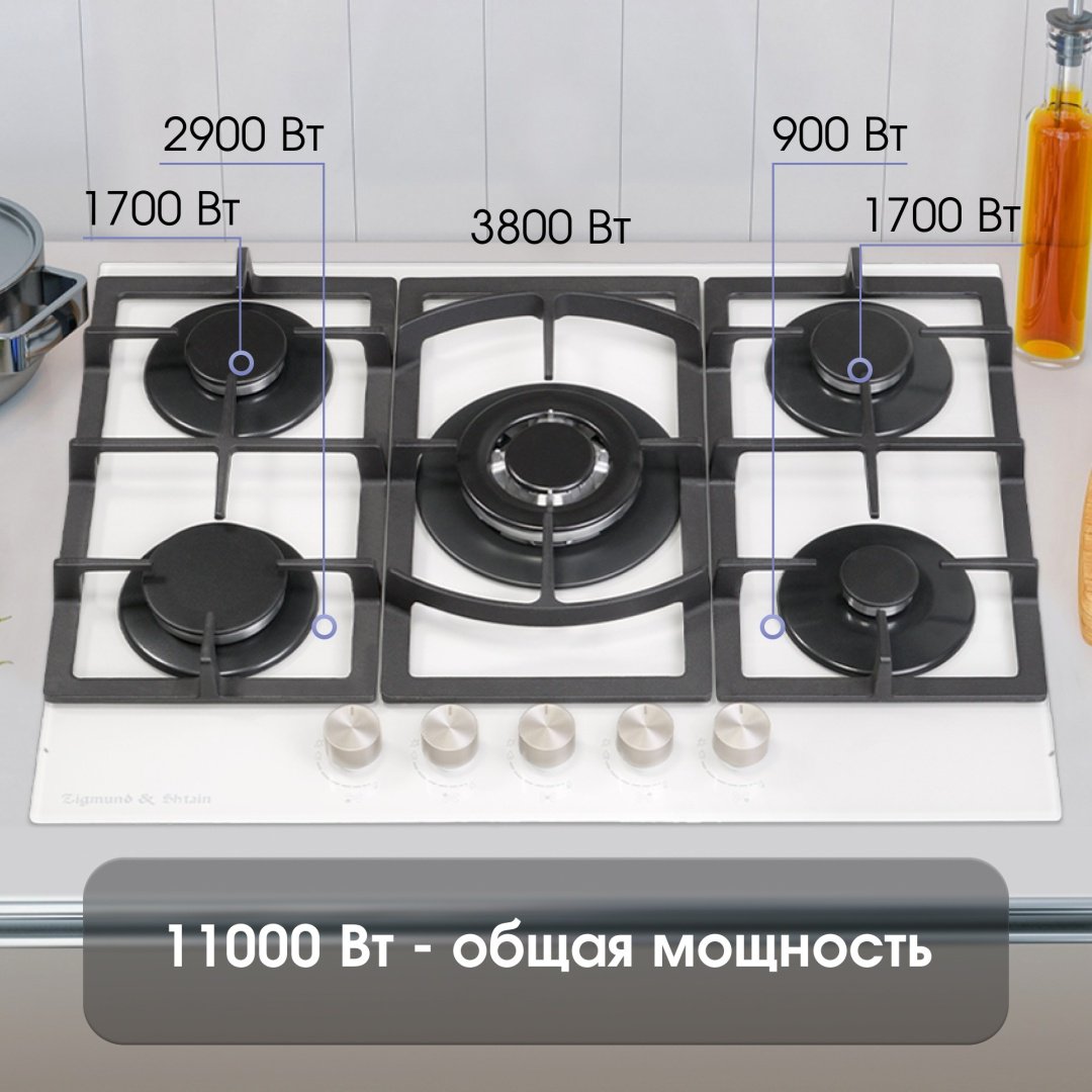 Варочная поверхность Zigmund &amp; Shtain M 26.7 W белый