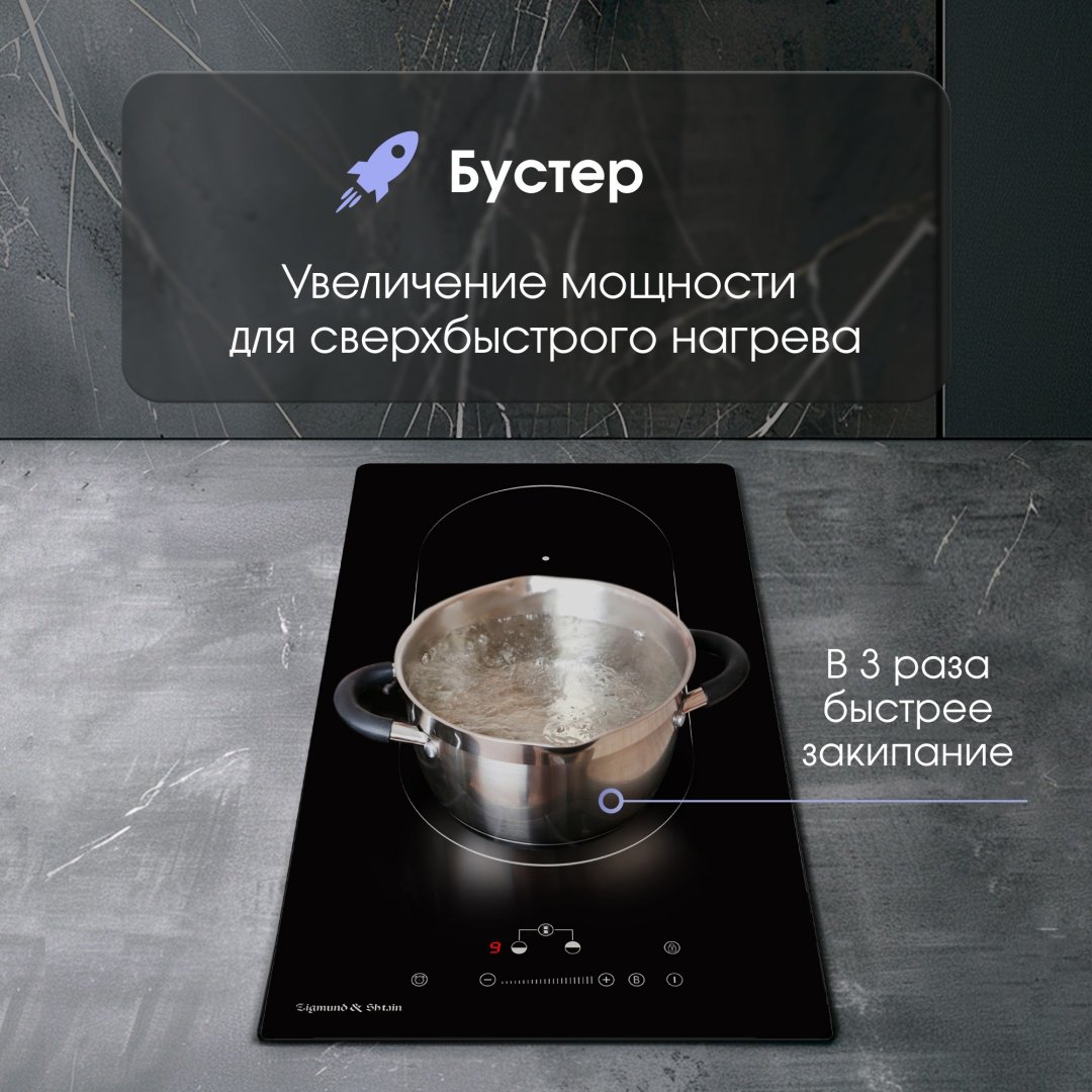 Варочная поверхность Zigmund &amp; Shtain CI 35.3 B черный