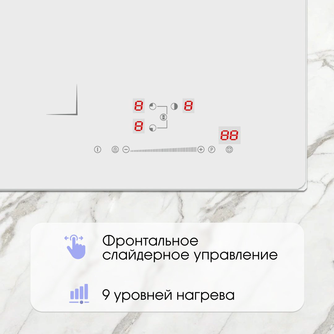Варочная поверхность Zigmund &amp; Shtain CI 49.4 W белый купить,NaN