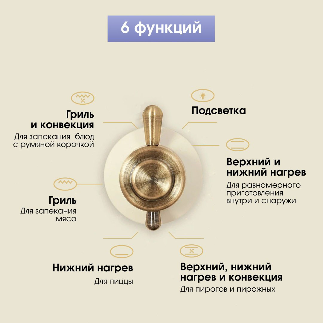 Духовой шкаф Zigmund &amp; Shtain E 134 X бежевый купить,NaN