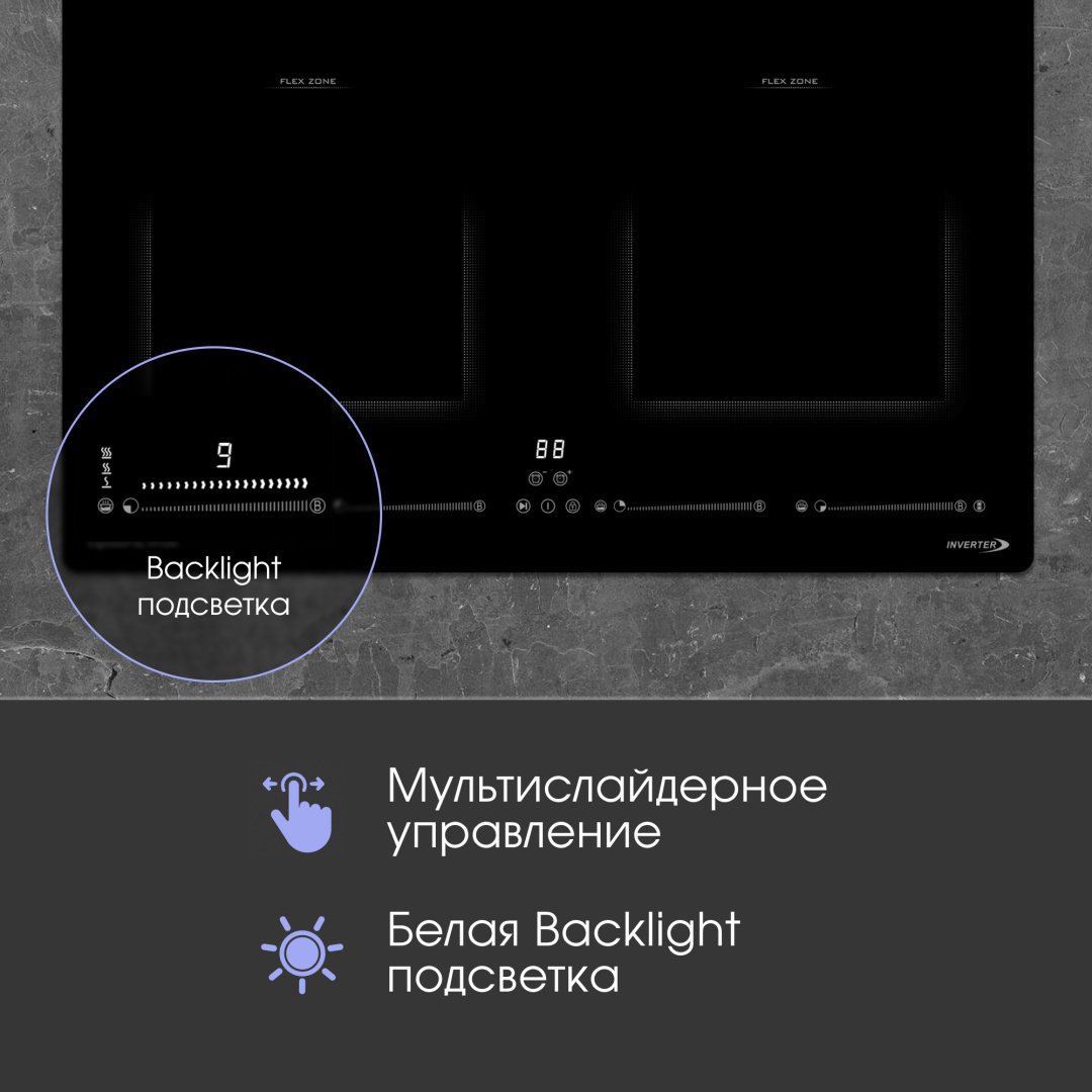Варочная поверхность Zigmund &amp; Shtain CI 69.6 B черный купить,NaN
