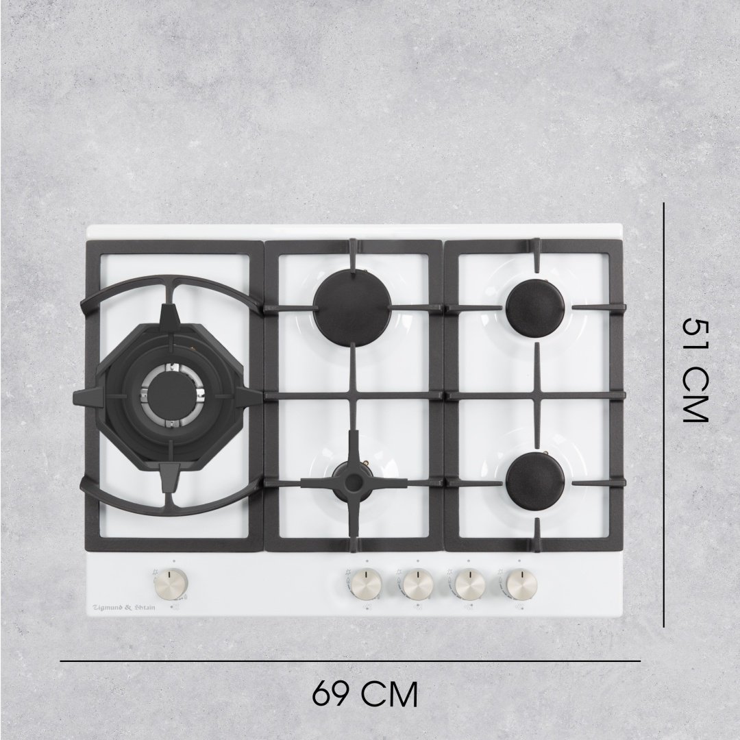 Варочная поверхность Zigmund &amp; Shtain G 14.7 W белый купить,NaN