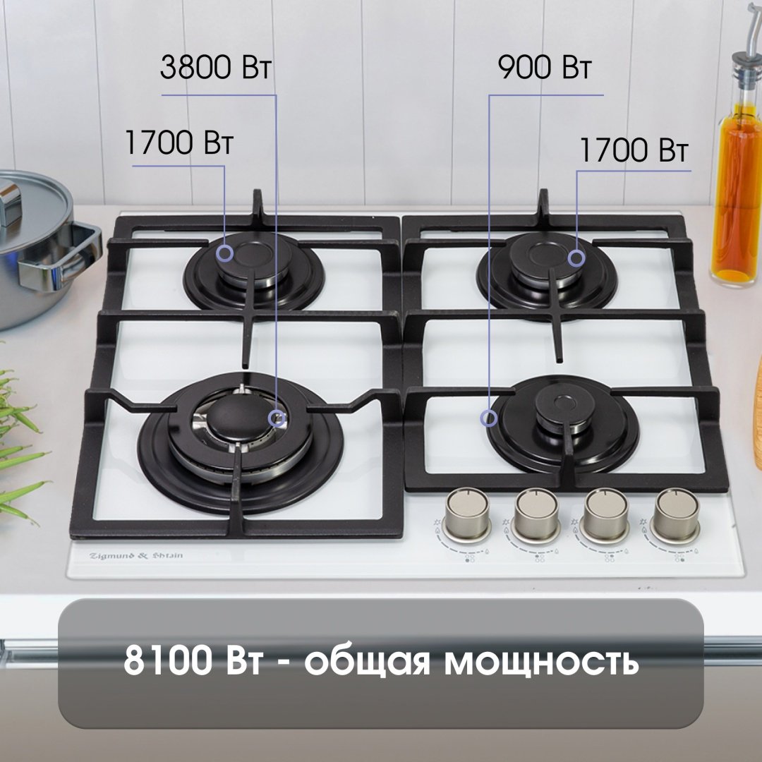 Варочная поверхность Zigmund &amp; Shtain MN 199.61 W белый