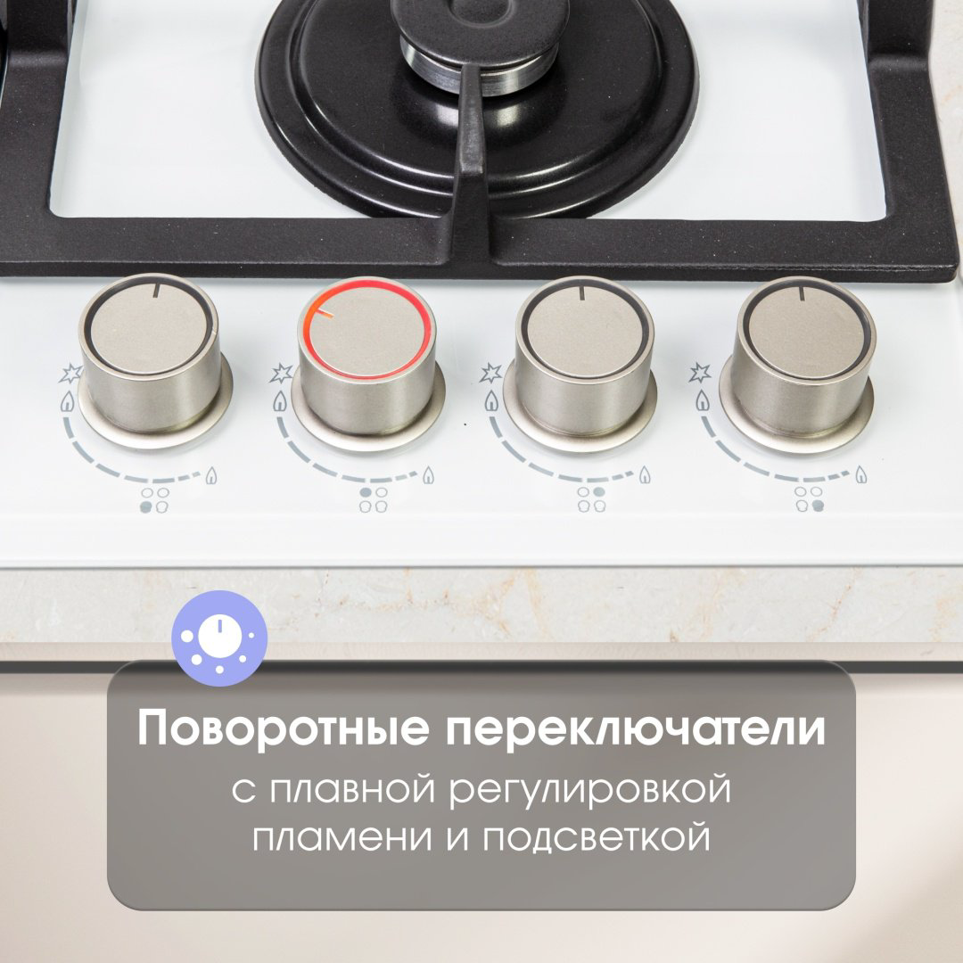 Варочная поверхность Zigmund &amp; Shtain MN 199.61 W белый купить,NaN