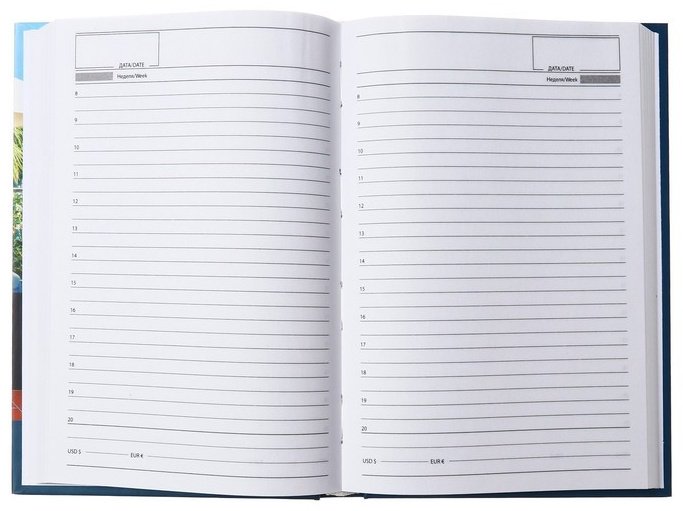 Ежедневник Calligrata Красочные моменты, A5, 160 л, мультиколор купить,NaN