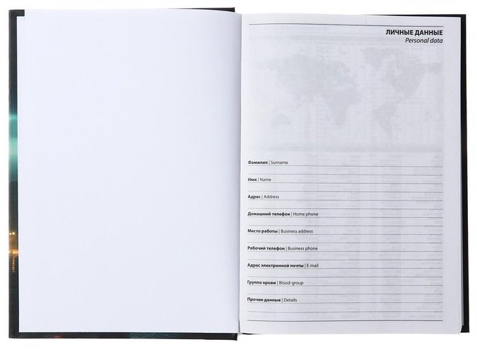 Ежедневник Calligrata Машина в ночи, A5, 160 л, мультиколор купить,NaN
