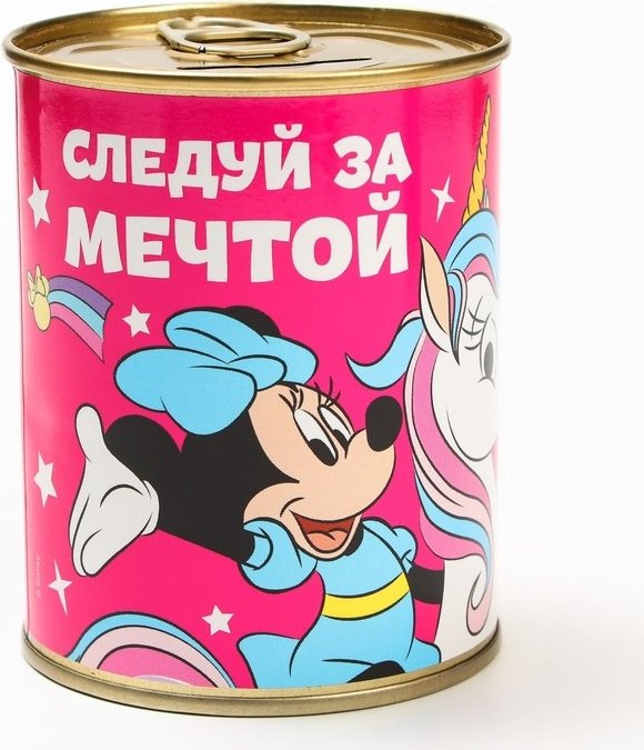 Копилка Disney Следуй за мечтой, Минни Маус, 7668300, металл купить,NaN