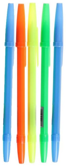 Ручка шариковая Calligrata NEON, WC-004 5 шт, 0.7 мм, цвет чернил синий купить,NaN