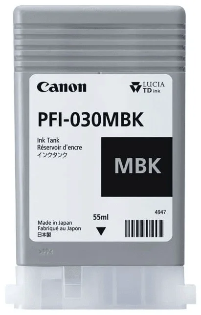 Чернила Canon PFI-030 Matte Black для TM240/TM340 3488C001