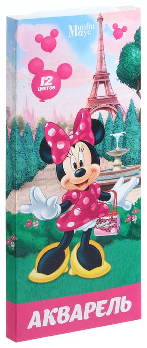 Акварельные Disney 10328123, Минни Маус мультиколор 12 шт 2 мл купить,NaN