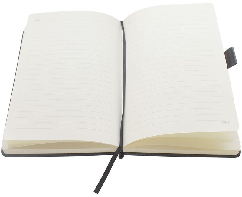 DELI ежедневник Black, A5, 160 листов, черный купить,NaN