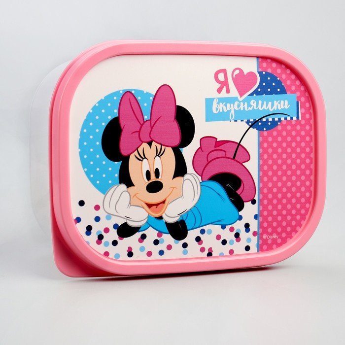Disney ланч-бокс 1571662, Минни Маус: Я люблю вкусняшки 1 шт, пластик купить,NaN