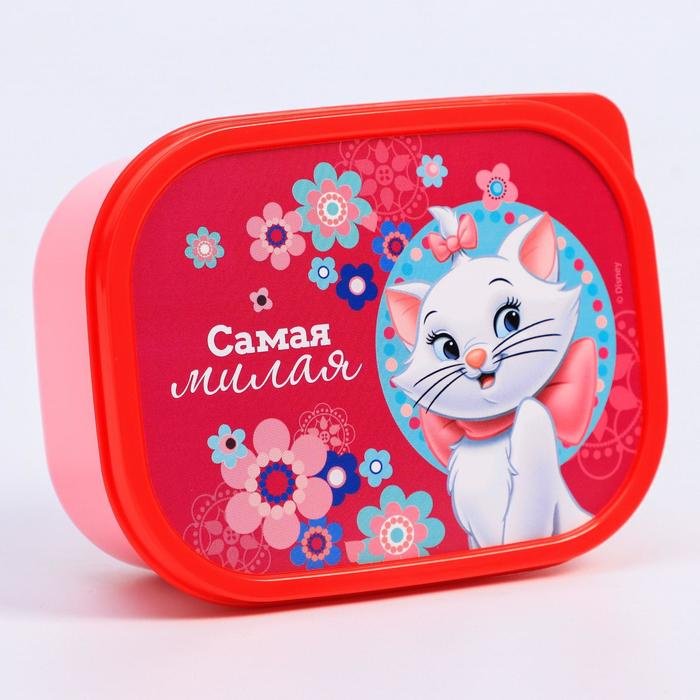 Disney ланч-бокс 2358140, Кошечка Мари: Самая милая 1 шт, пластик купить,NaN