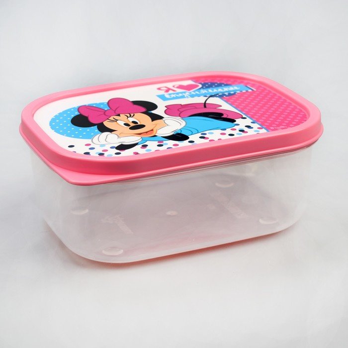 Disney ланч-бокс 1571662, Минни Маус: Я люблю вкусняшки 1 шт, пластик купить,NaN