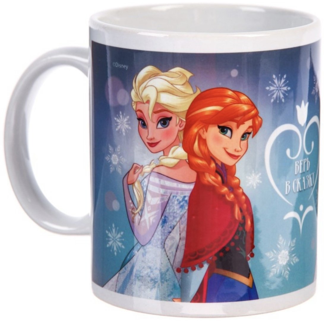 Кружка Disney «Холодное сердце: Верь в сказку!», 350 мл, керамика, 1 шт. купить,NaN