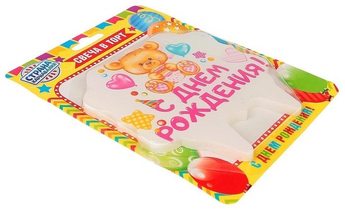Свеча Страна Карнавалия фигурная, 1 шт 10 см купить,NaN