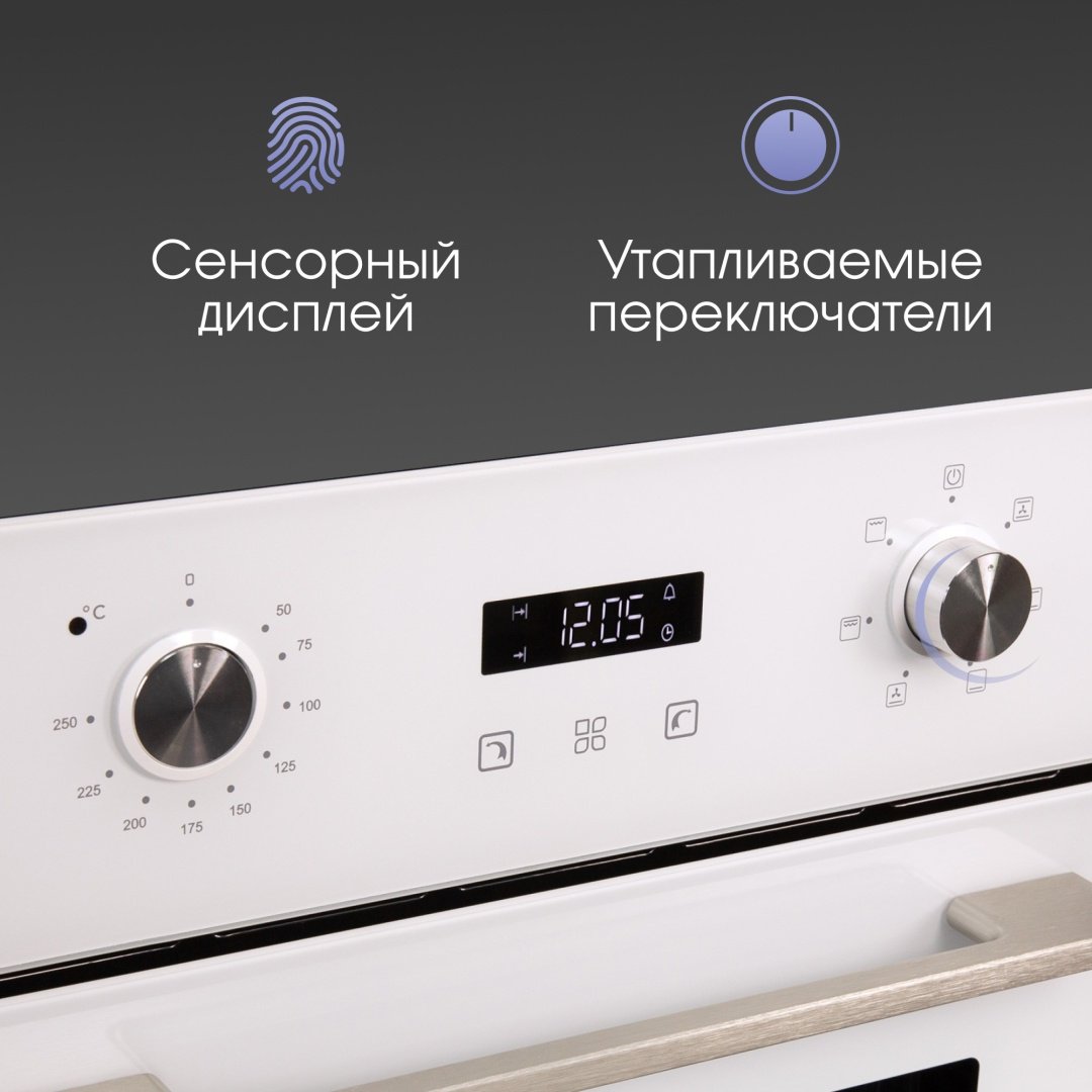 Духовой шкаф Zigmund &amp; Shtain E 145 W белый купить,NaN