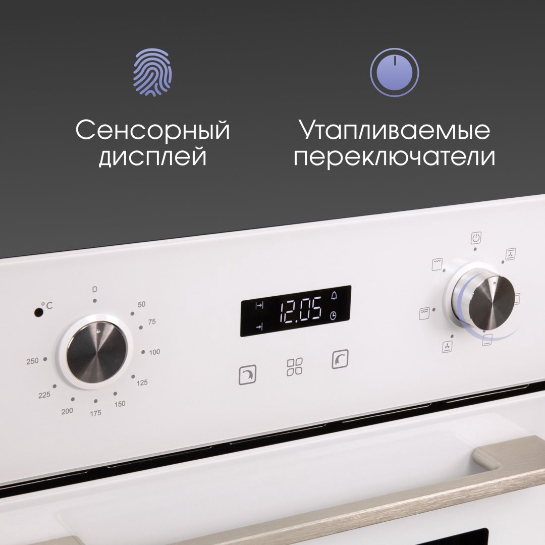 Духовой шкаф Zigmund &amp; Shtain E 145 W белый купить,NaN