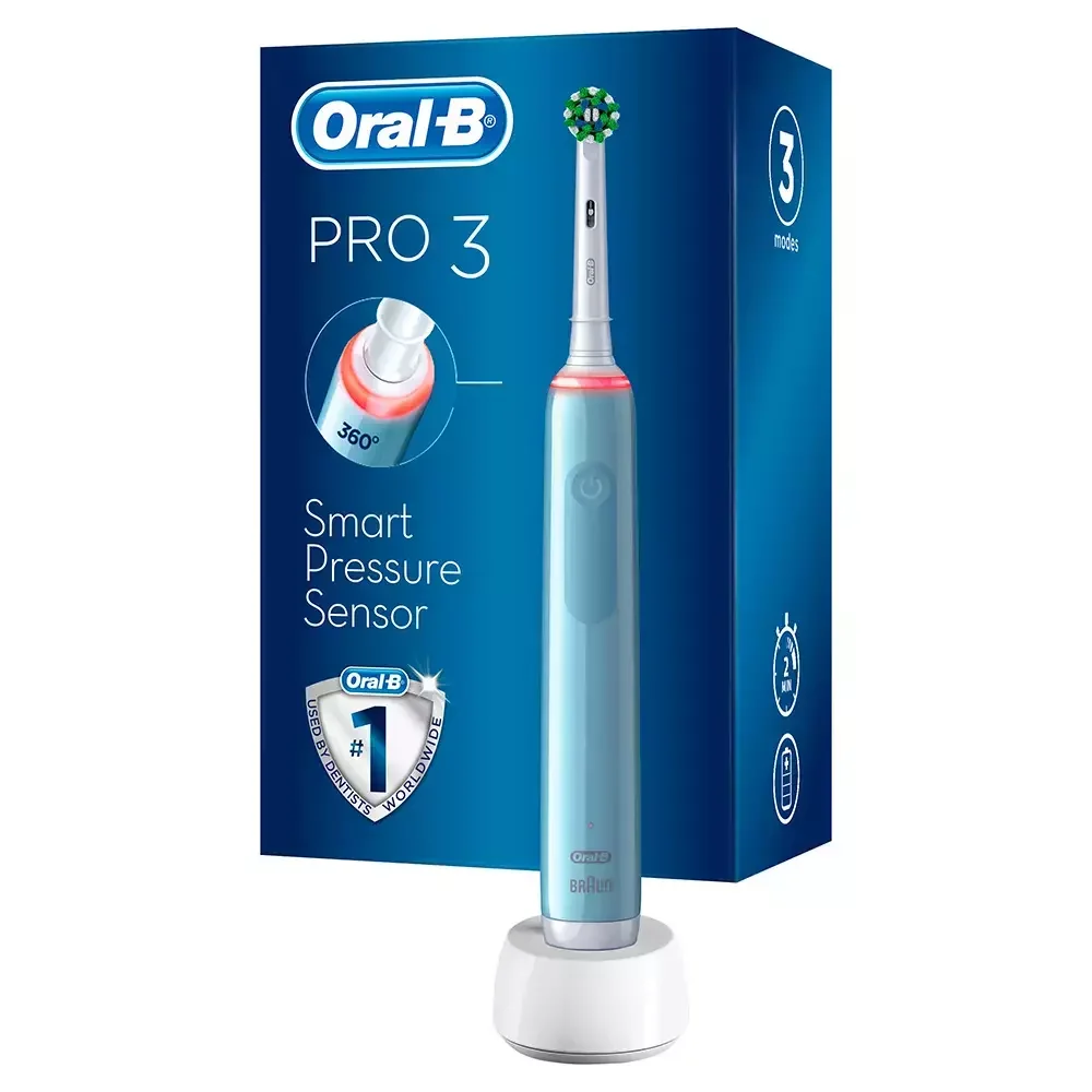 Зубная щетка Braun OralB Pro 3 D505.513.3 Blue купить,0