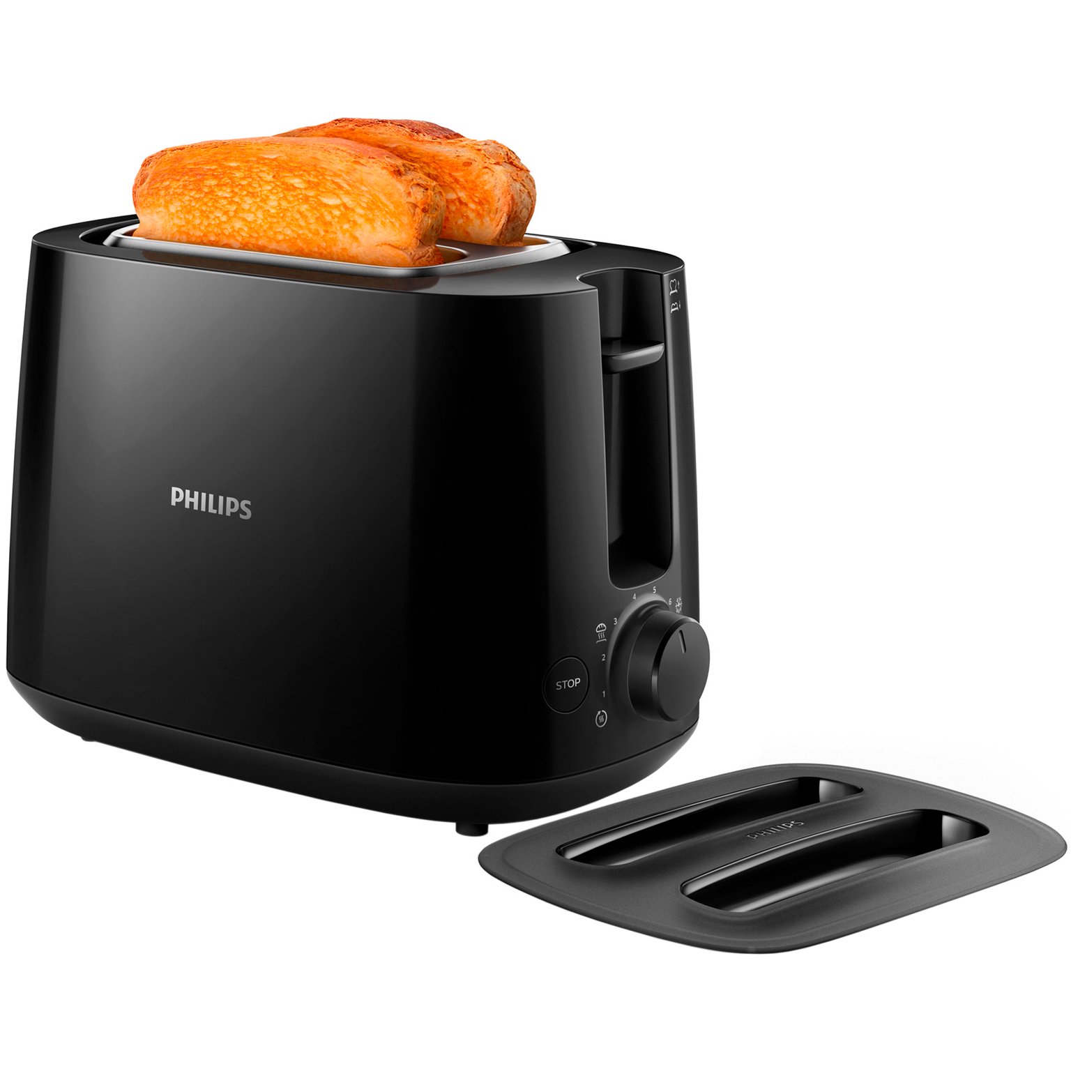 Тостер Philips HD-2582/90 чёрный купить,0