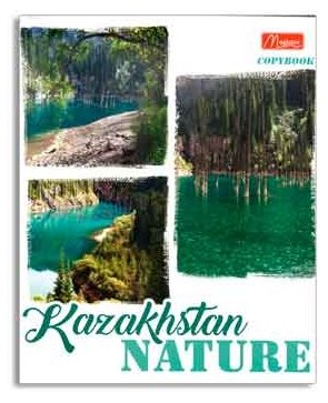 Тетрадь Magister Kazakhstan Nature TO96-NKZ, 96 листов, А5, разметка клетка, мягкая обложка купить,NaN