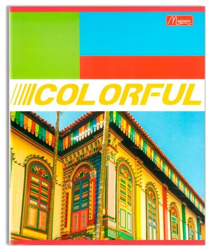 Тетрадь Magister Colorful, TO48-CF, 48 листов, А5, разметка клетка, мягкая обложка купить,NaN