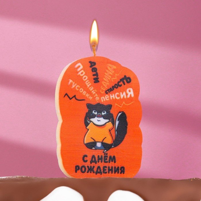 Свеча Страна Карнавалия фигурная, 1 шт 8.5 см купить,NaN